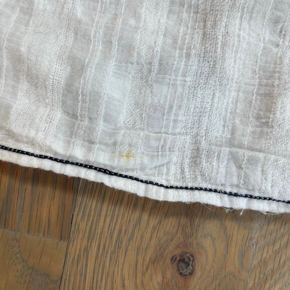 Cotton Embroidered Boho Peasant Top Long Sleeves - Picture 7 of 8